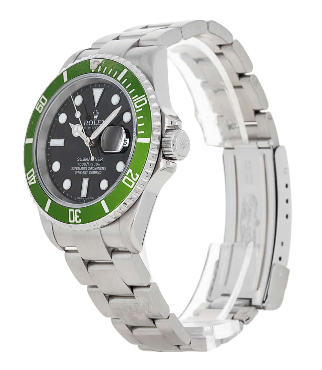 Rolex Submariner 16610 LV Black Dial Bracelet Strap